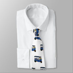 Corbata Ilustracion de personalizado tuk tuk