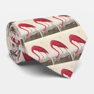 Corbata Ilustracion Flamingo Vintage (1838)