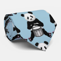 Ilustracion Panda Bear Drum