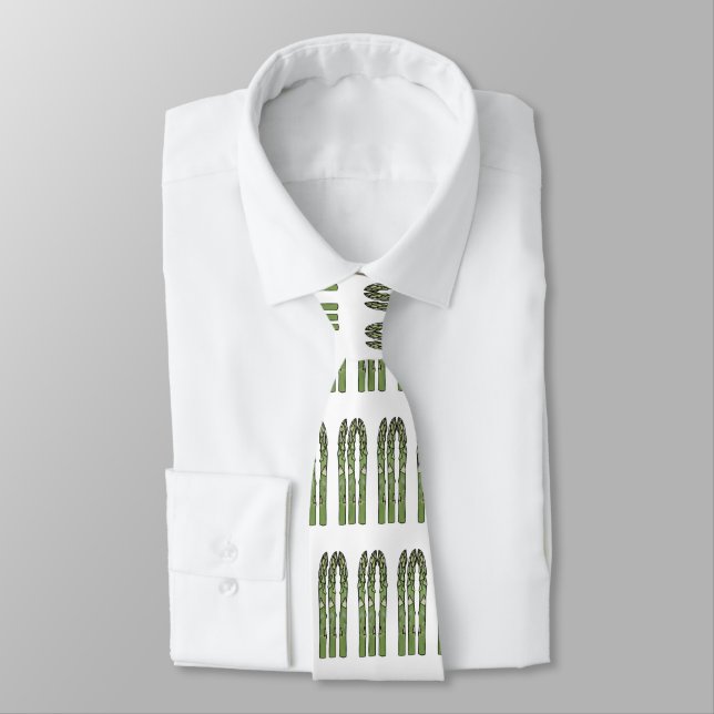 Corbata Ilustracion personalizado Asparagus (Atado)