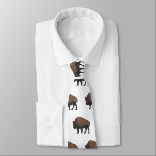 Corbata Ilustracion personalizado Bison