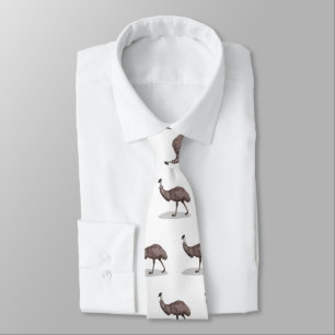 Corbata Ilustracion personalizado de aves de la Uem