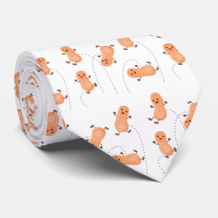 Corbata Ilustracion personalizado de cacahuetes de puenteo