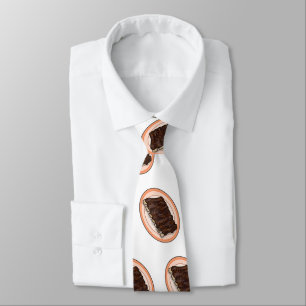 Corbata Ilustracion personalizado de costillas cortas