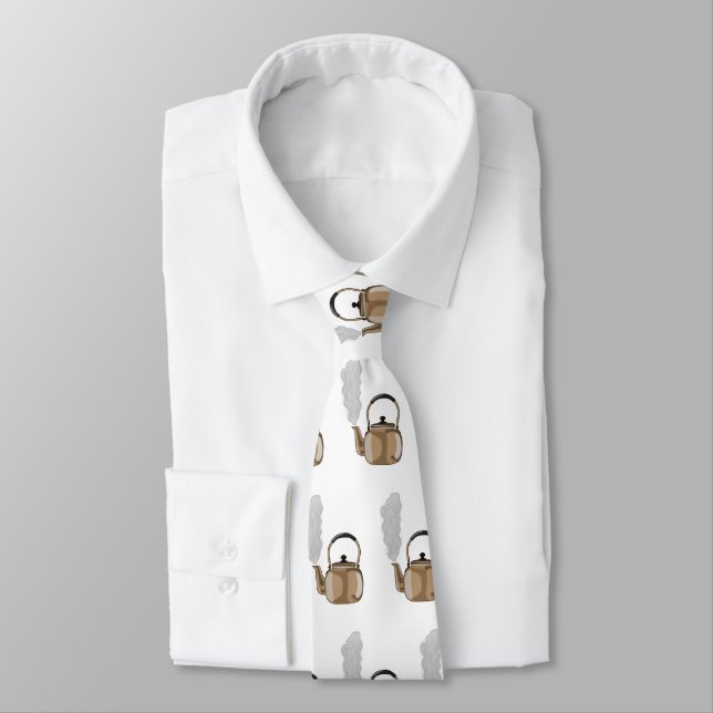 Corbata Ilustracion personalizado de estopa o hervidor de  (Atado)