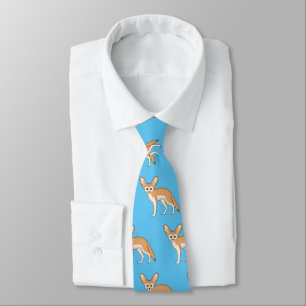 Corbata Ilustracion personalizado de Fennec fox