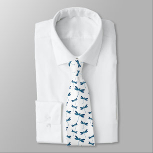 Corbata Ilustracion personalizado de la libélula