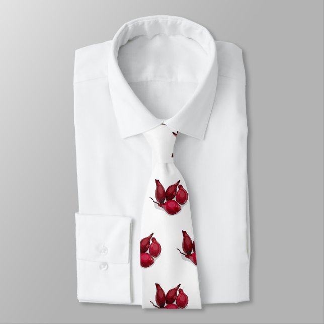 Corbata Ilustracion personalizado de Shallot (Atado)
