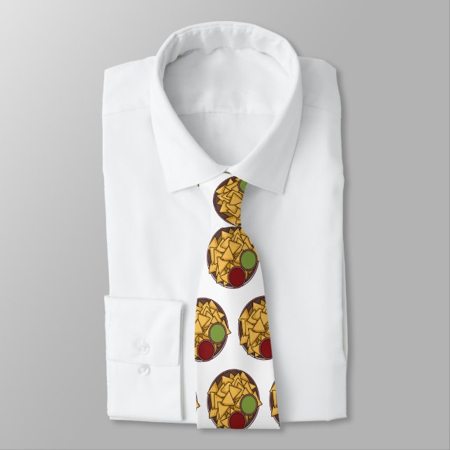 Corbata Ilustracion personalizado Nachos (Atado)