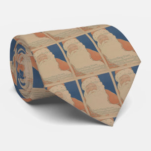 Corbata Ilustracion Vintage de Santa Claus (1901)