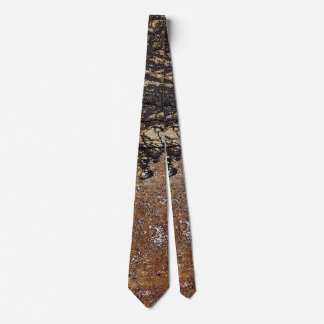 Corbata Impresión abstracta de caracteres rusos