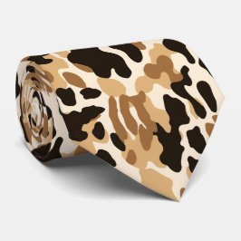 Corbata Impresión animal moderna y colorida