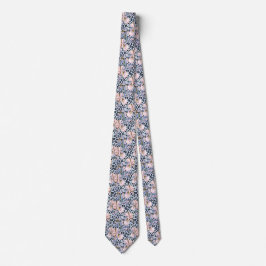 Corbata Impresión animal y flores