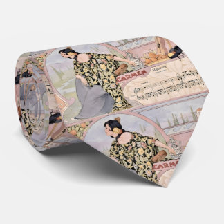 Corbata Impresión Art Nouveau Carmen Habanera – Ópera Vint