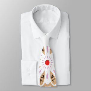 Corbata Impresión de arte de flores de Mandala Decoració