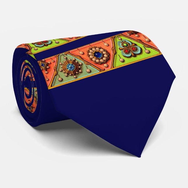 Corbata Impresión de joyas renacentistas (Enrollado)