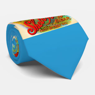 Corbata impresión de la etiqueta del cigarro de Sheboygan