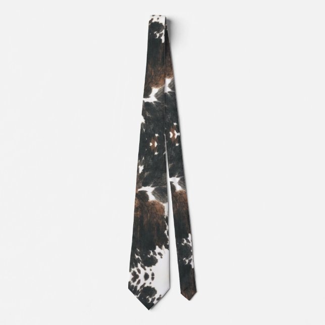 Corbata impresión de vaca (Anverso)