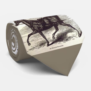 Corbata Impresión del siglo XIX Un caballo de ruedas inglé