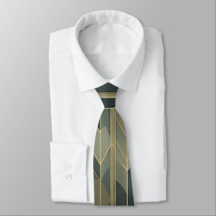 Corbata Impresión gris de color de agua única de lujo