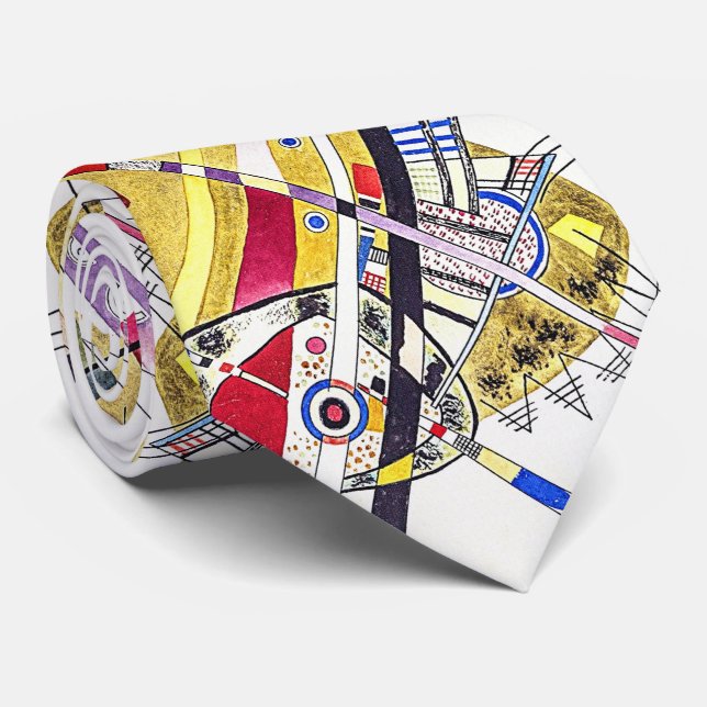 Corbata Impresionante abstracción - Kandinsky Neck Tie (Enrollado)