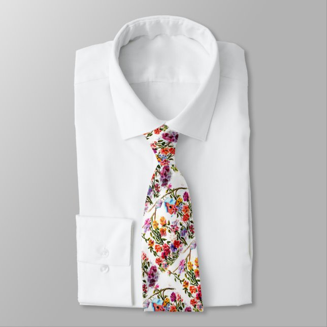 CORBATA IMPRESIONES DE PAW DE PERRO (Atado)