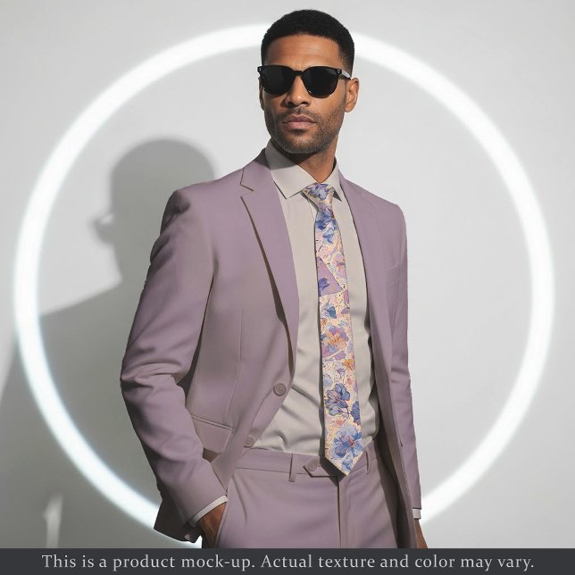 Corbata Impressionist Floral Light Brushstroke Necktie (Subido por el creador)