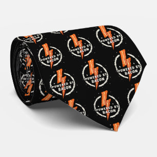 Corbata Impulsado por Bacon divertido estética retro para