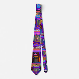 Corbata INANNA: Reina del Juego 80's 
