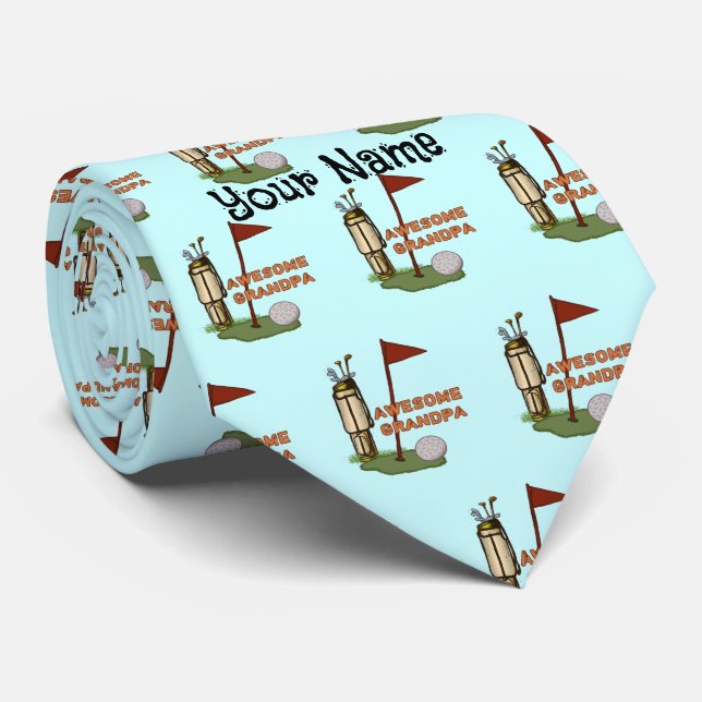 Corbata Increíble abuelo Golf significa empate (Enrollado)