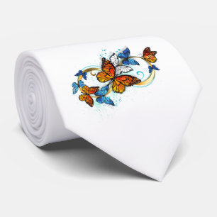 Corbata Infinidad de Mariposas Monarca