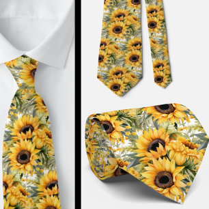 Corbata informal de oficina   Girasoles de Van Gog
