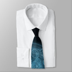 Corbata Ingeniero cian