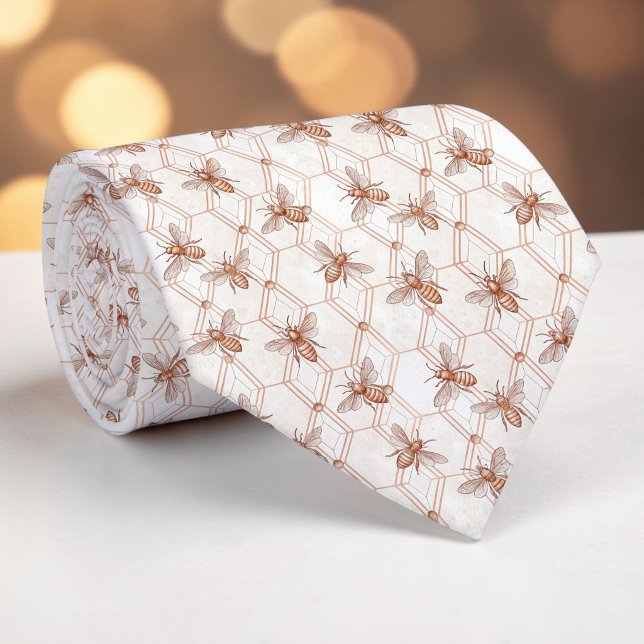 Corbata Insect Bug Bee Pattern Custom Necktie (Subido por el creador)