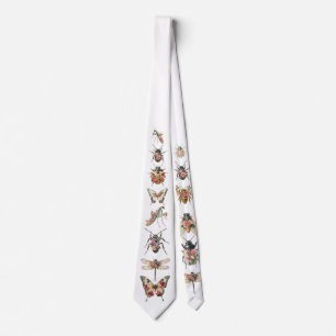 Corbata Insecto floral