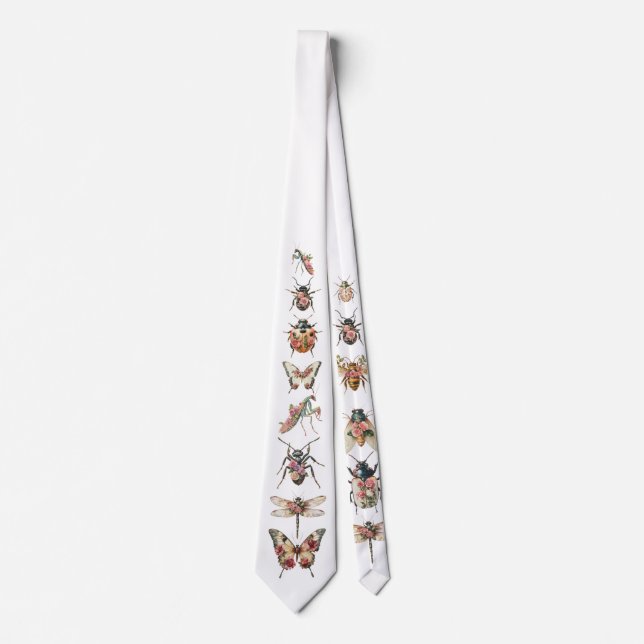 Corbata Insecto floral (Anverso)