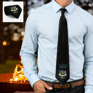 Corbata Invitado Patriótico Elegante de 250 Años de Libert