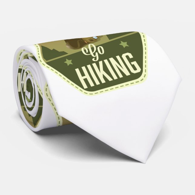 Corbata Ir de excursión Parche (Enrollado)
