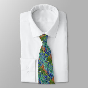 Corbata Irises Vincent van Gogh Pintando Necktie