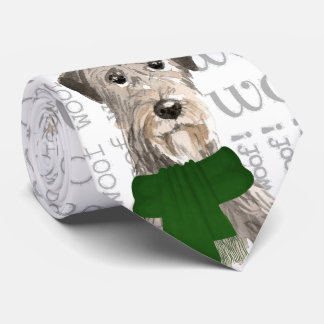 Corbata Irlandés Wolfhound Funny Woof Navidades Perro Love
