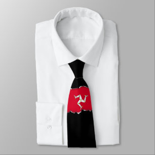 Corbata Isla de la bandera del hombre