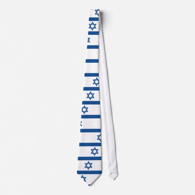 Corbata Israel (azul) de Yale, Israel (Anverso)
