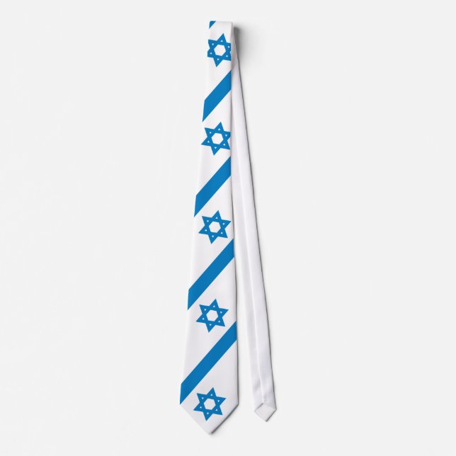 Corbata Israel estandarte flag (Anverso)
