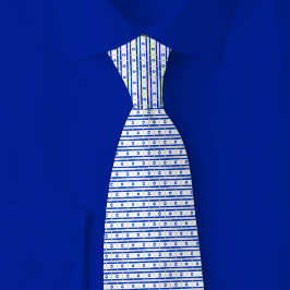 Corbata Israel Flag Brick Pattern