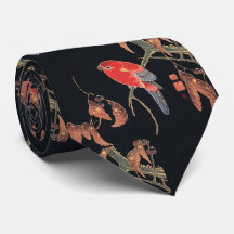 Ito Jakuchu Loro Rojo en la rama del arte japonés