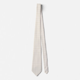 Corbata Ivory Checkered