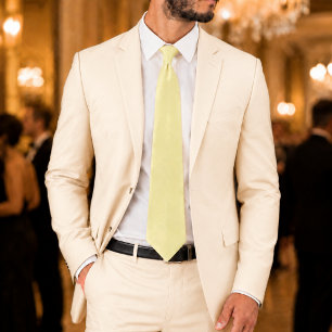 Corbata Ivory Luminary Diseño de marfil de lujo y amaril