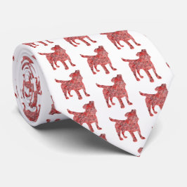 Corbata Jack Russell Terrier Navidades Dog Silhouette What