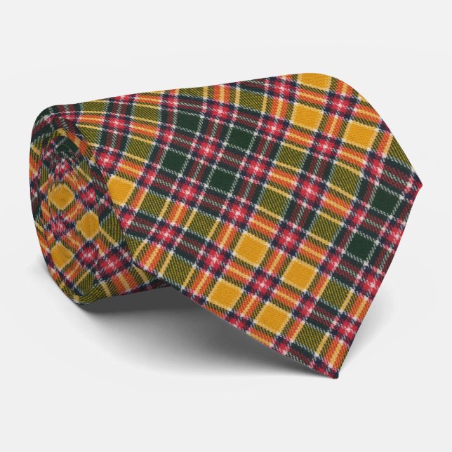 Corbata Jacobite Modern Scottish Tartán (Enrollado)