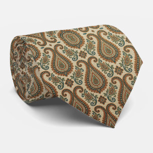 Corbata Jacquard Seda Falsa Caballero Paisley de Lujo